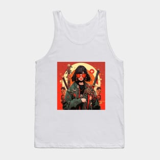 Samurai Girl Tank Top